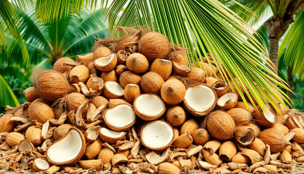 "Transforming coconut waste into sustainable bioenergy solutions for a greener future."